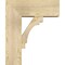 Ekena Millwork Merced Block Rough Sawn Bracket w/ Offset Brace, Douglas Fir, 8"W x 20"D x 24"H BKT0806X20X24MRC05RDF - alternate 2
